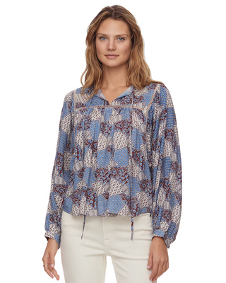 Harlan Peekaboo Peasant Top