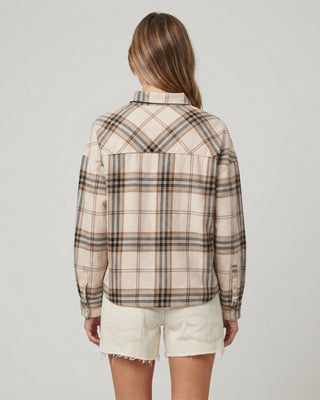 Weston Plaid Flannel Shirt / Khaki Multi