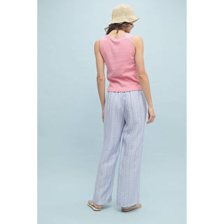 MARINE EMBROIDERED TANK TOP