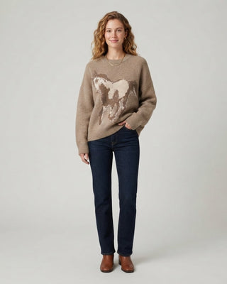 Wild Horse Oversized Sweater / Sand