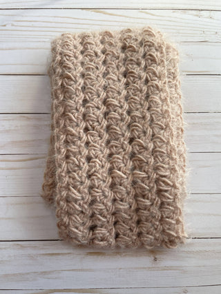 Pink Handmade Infinity Scarf