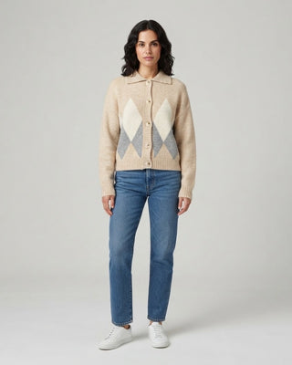 Lynne Argyle Cardigan / Oat