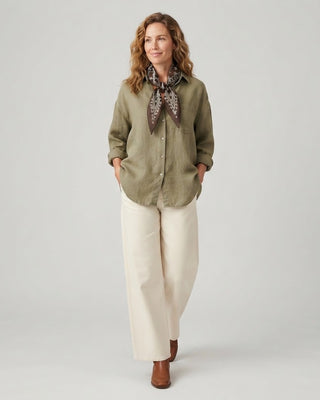 Cotton Neckerchief Scarf / Espresso