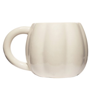 Cream Pumpkin Coffee Mug - Fall Decor & Gifts