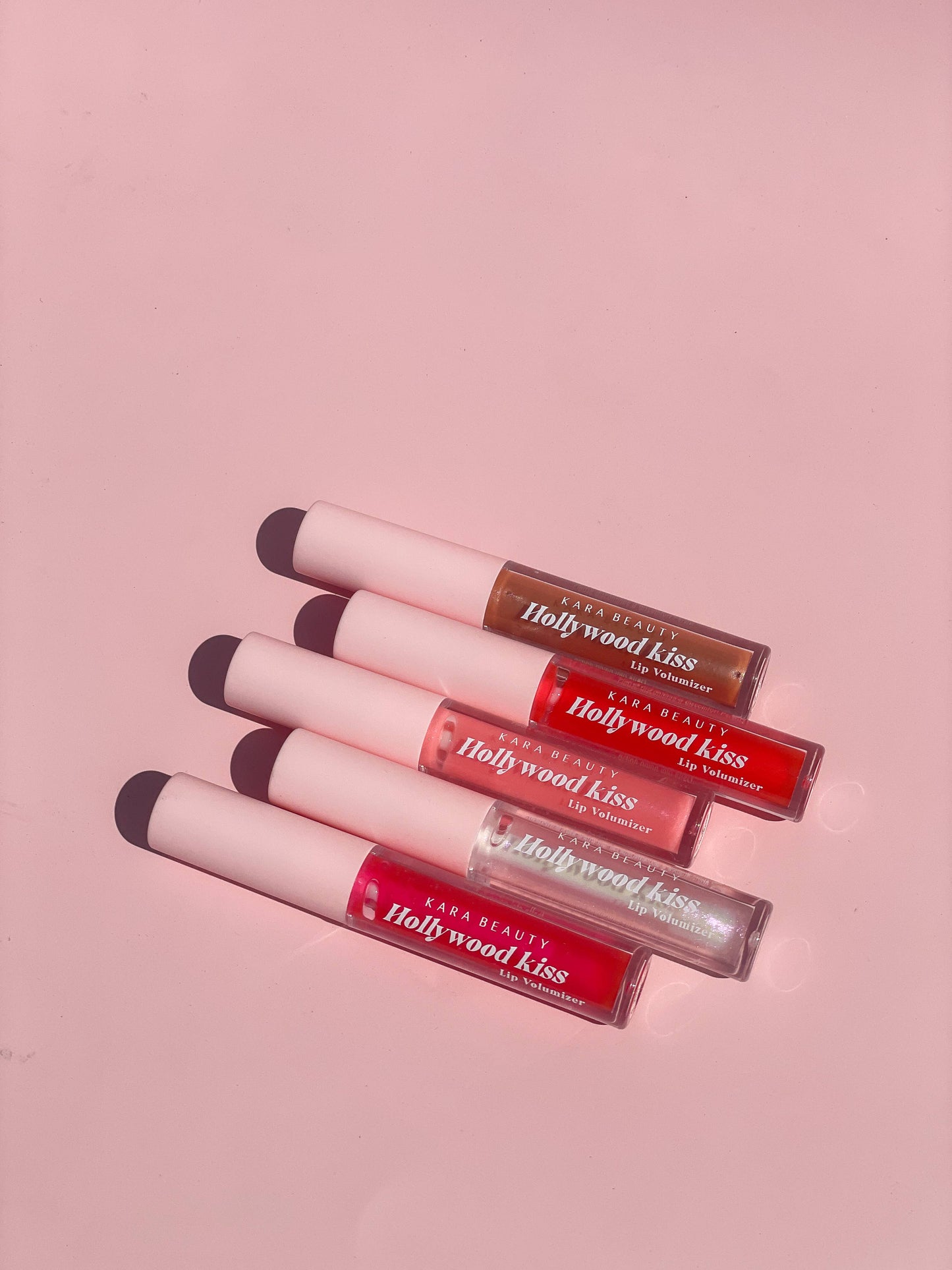 HOLLYWOOD KISS 5 Piece Lip Volumizer Gloss Set - VEGAN