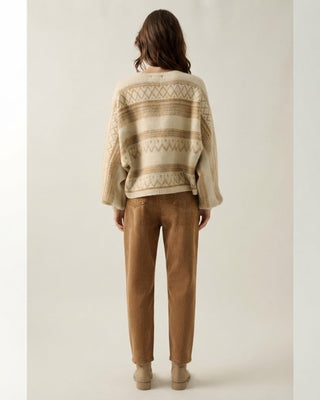 Carlisle Cozy Crewneck Sweater / Cream