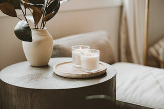 Farmhouse 12 oz Soy Candle, Fluted Ribbed Jar