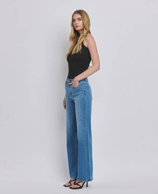 High Rise Wide Leg Jeans
