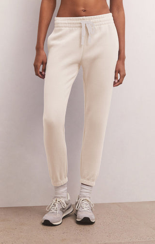 Sporty Fleece Jogger Sandstone