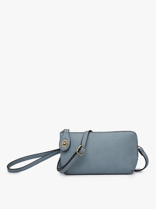 Kendall Crossbody Wristlet Capri Blue