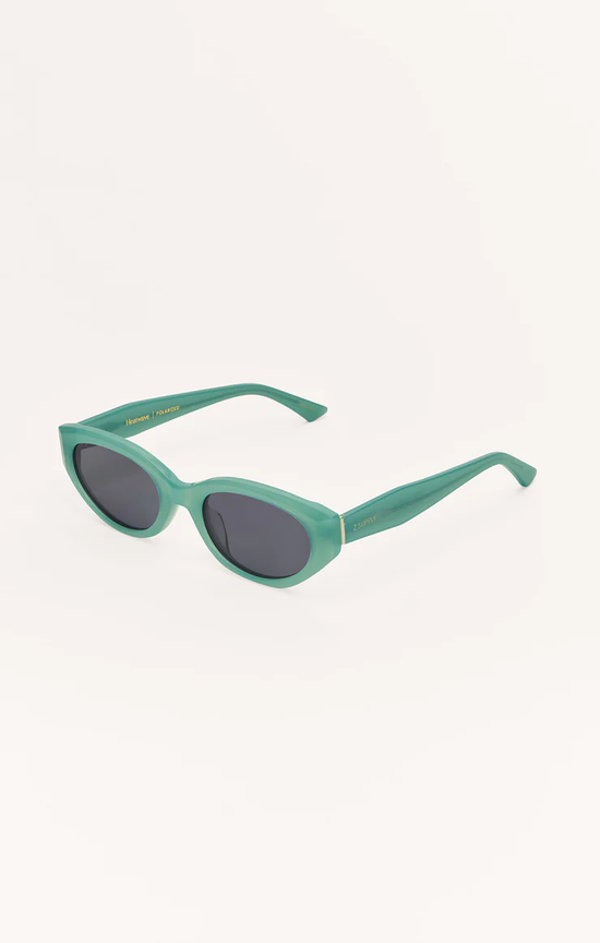 Heat Wave Polarized Sunglasses / Matcha Grey