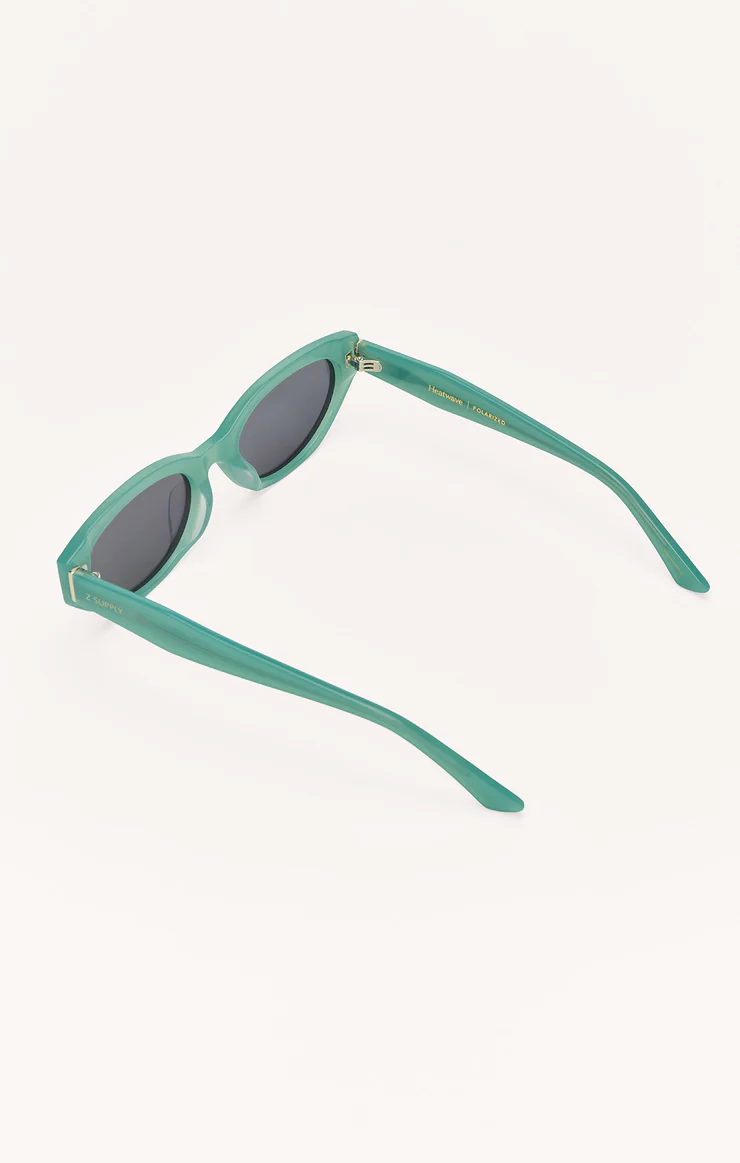 Heat Wave Polarized Sunglasses / Matcha Grey