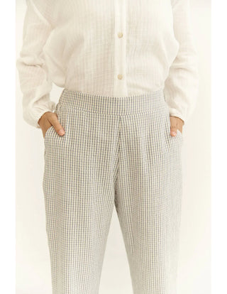 Ilia Pants Blue Check