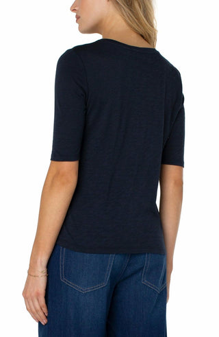 1/2 Sleeve Crew Neck T-Shirt