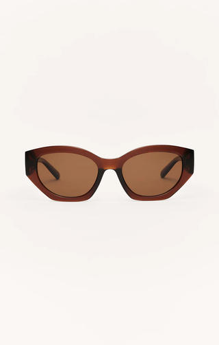 Love Sick Polarized Sunglasses / Chestnut Brown