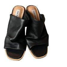 Steve Madden Cru Black Leather Heel