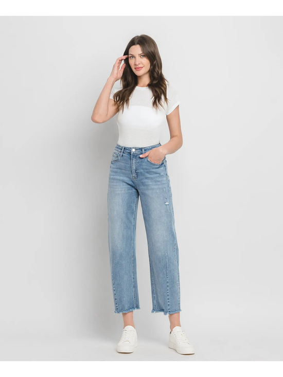 Super High Rise Barrel Leg Jeans