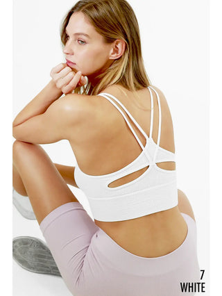 Scrappy Cutout Back Bralette
