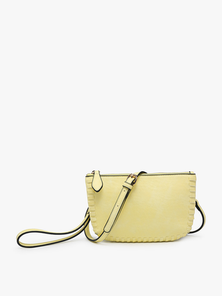 Bonnie Whipstitch Crossbody Pale Yellow