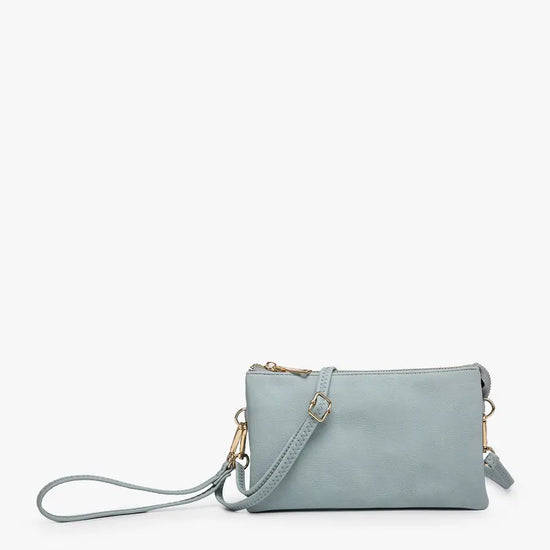 Riley Crossbody Wristlet Blue