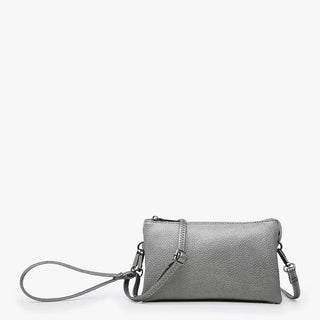 Riley Crossbody Wristlet Gunmetal