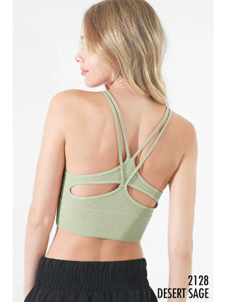 Scrappy Cutout Back Bralette