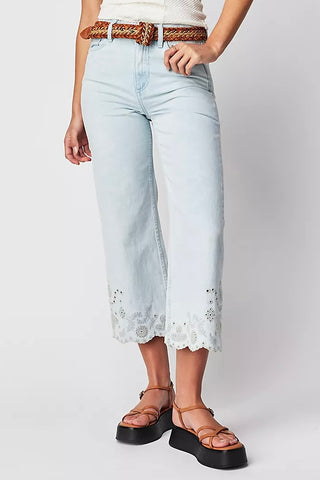 Cropped Charlee Eyelet