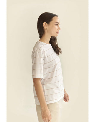 Basieco Tan Stripe SS