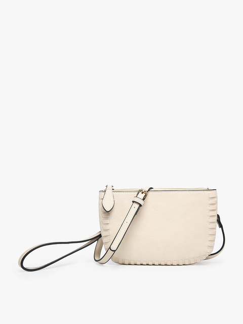 Bonnie Whipstitch Crossbody Bone