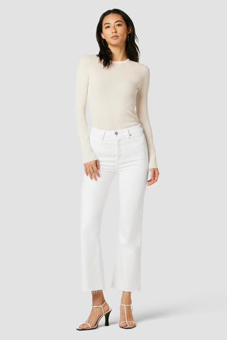 Faye Ultra High Rise Bootcut White