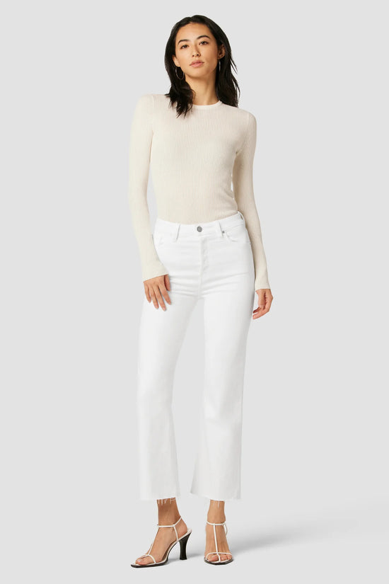 Load image into Gallery viewer, Faye Ultra High Rise Bootcut White
