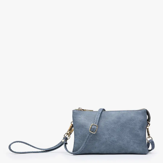 Riley Crossbody Wristlet Denim Blue