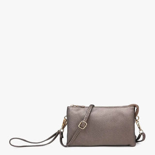 Riley Crossbody Wristlet Bronze