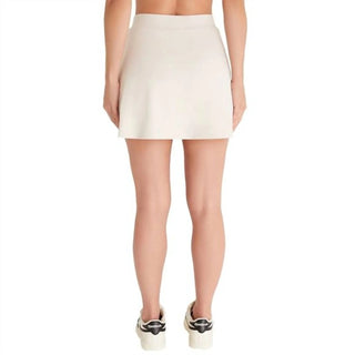 Hit The Court Skirt Sandstone