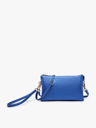 Riley Crossbody Wristlet Blue Agate