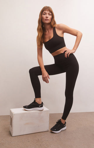 Good Form Rib 7/8 Legging Black