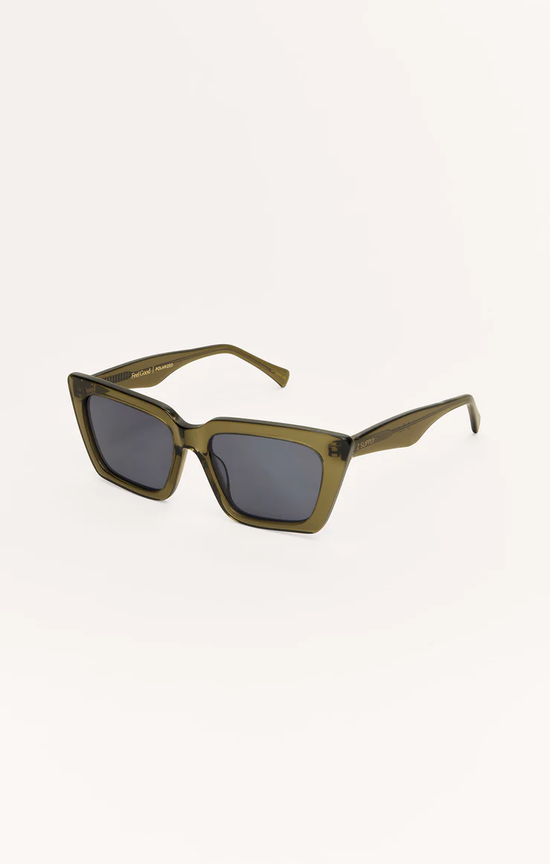 Feel Good Polarized Sunglasses / Moss Grey