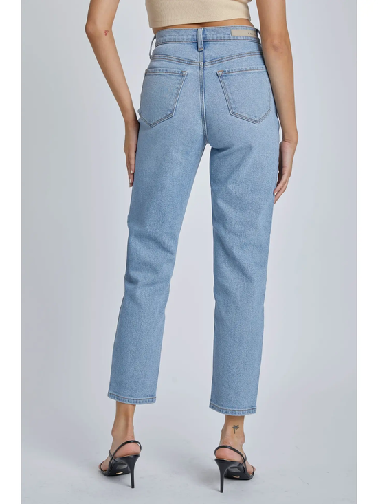 High Rise Mom Jean Classic Medium Wash