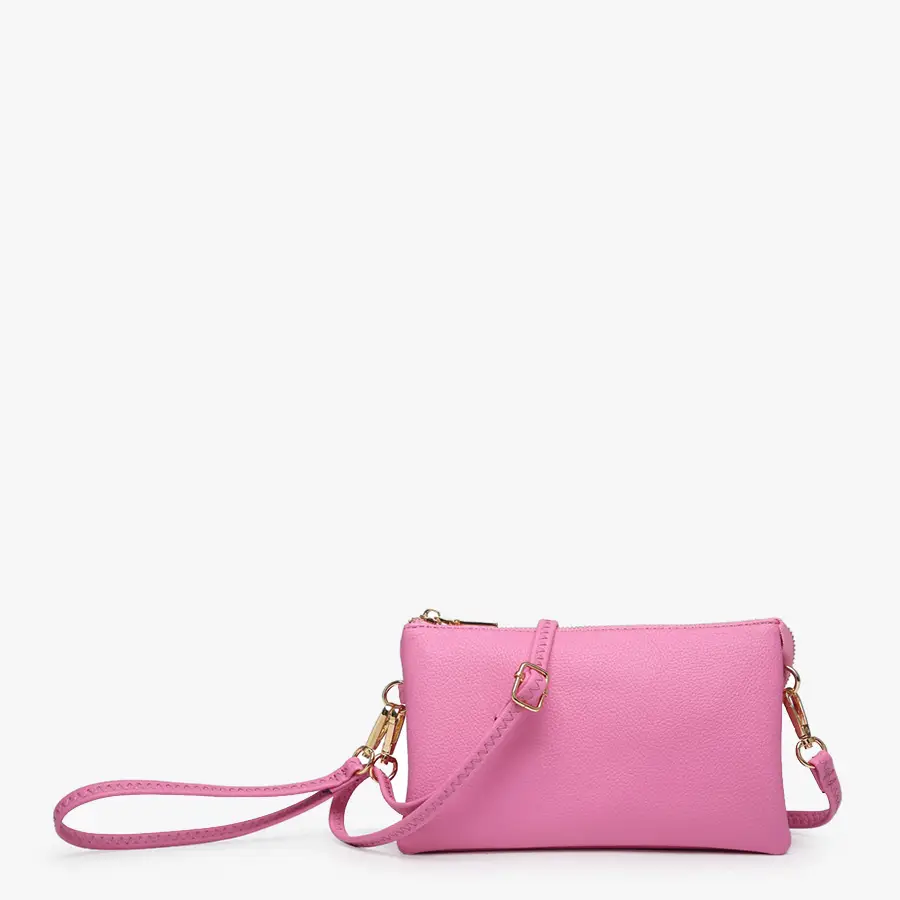 Riley Crossbody Wristlet Bubblegum