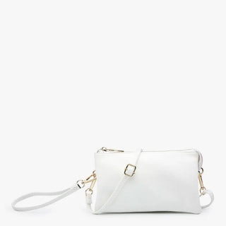 Riley Crossbody Wristlet White