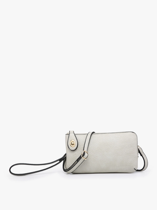 Kendall Crossbody Wristlet Bone