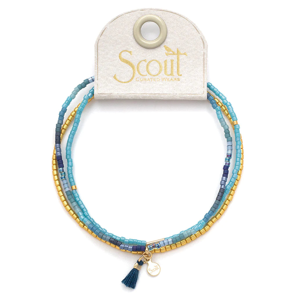 MB005 Chromacolor Bracelet Trio Cobalt Multi Gold