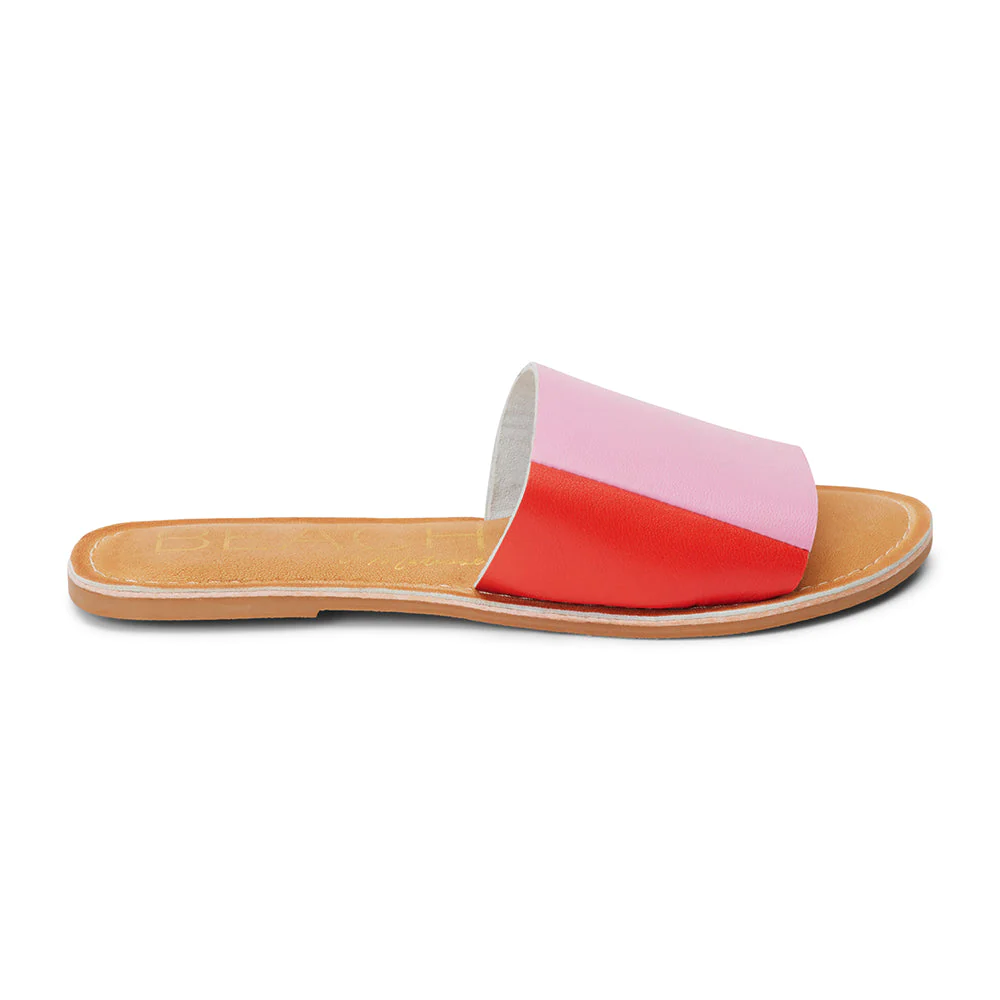 Bonfire Slide Sandal / Pink/Red