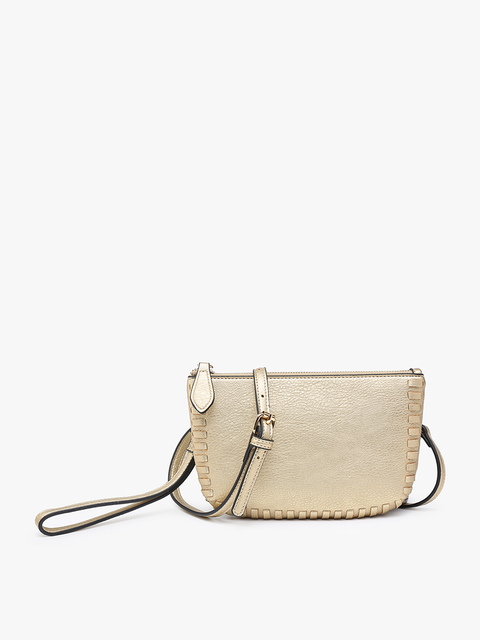 Bonnie Whipstitch Crossbody Gold