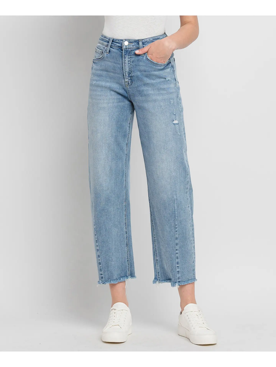 Super High Rise Barrel Leg Jeans