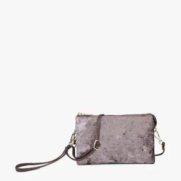 Riley Crossbody Wristlet Velvet