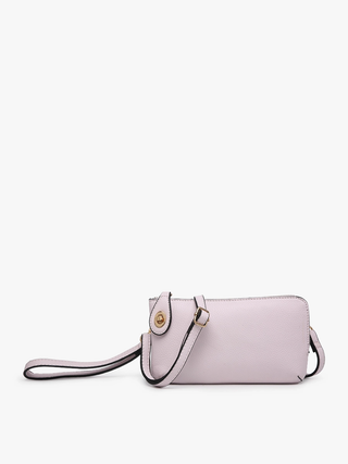 Kendall Crossbody Wristlet Cool Pink