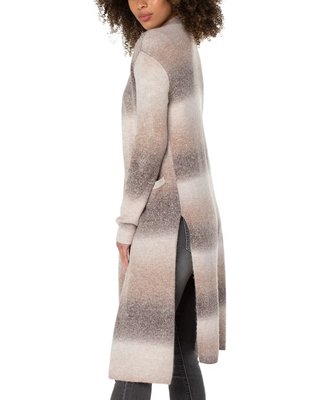 Long Sleeve Open Front Long Cardigan Sweater