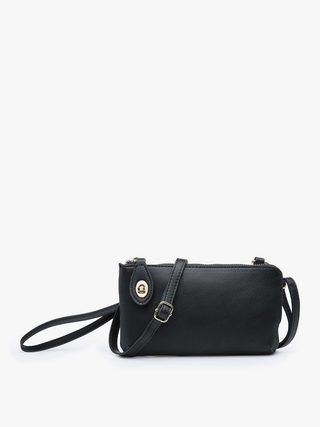 Kendall Crossbody Wristlet Black