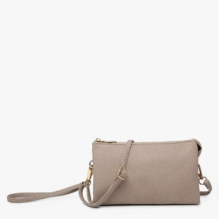 Riley Crossbody Wristlet Fog Grey